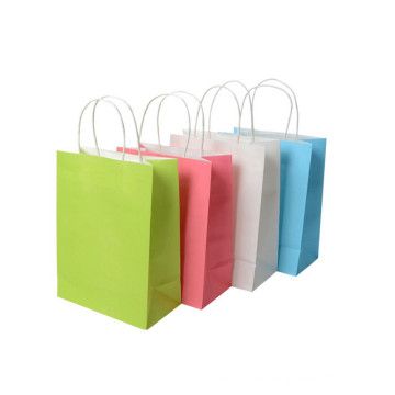 2018 Custom Printed Colorful Gift Paper Bag Christmas